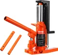 Produktbild: VEVOR Hydraulischer Wagenheber, 2,5 t Auf-Zehen-Zehenheber, 5 t Auf-Zehen-Hubkapazität, Maschinenwagenheber, 20-135 mm Zehenhöhe, 227-340 mm Oberhöhe, Lufthydraulischer Klauenwagenheber