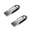 Produktbild: SanDisk Ultra Flair USB 3.0 Flash Drive up to 130 MB/s, SDCZ73-128G-G46, 2 Stück