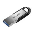 Produktbild: SanDisk Ultra Flair USB-3.0-Stick Silber Passwortgeschützt 32 GB 128 GB 150 MB/s