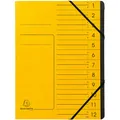Produktbild: Exacompta Ordnungsmappe 12 Fächer gelb, 1 St.