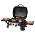 Produktbild: ProfiCook Tisch-Gasgrill PC-GG 1261, 2 Heizzonen+2 Brenner, 42x36 cm Grillfläche