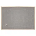 Produktbild: Zeller Pinnwand 80,0 x 60,0 cm Leinen grau