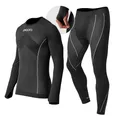 Produktbild: Snocks Thermounterwäsche Herren - Atmungsaktives und warmes Material, Perfekte Passform, Ideal für Verschiedene Sportarten - Skiunterwäsche, Funktionsunterwäsche - Gr. S - Farbe Schwarz