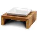 Produktbild: Wolters Futternapf Futterstation Meshidai Einzelnapf True teak 1300 ml