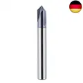 Produktbild: Fasenfräser Gravierfräser 6mm Schaft 90 Grad V Nutfräser VHM 3 Flöten Graviersti