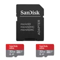 Produktbild: SanDisk Speicherkarten microSDHC Ultra 32 GB, 2 St.