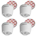 Produktbild: SEBSON Hitzemelder mit 10 Jahres Batterie, fest verbaute Lithium Langzeit-Batterie, mini Wärmemelder für Küche/Bad, Ø50x43,5mm, inkl. Magnetbefestigung, 4er Pack