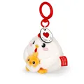 Produktbild: LEGAMI PLÜSCH SCHLÜSSELANHÄNGER SUPER SOFT TINY HEN HUHN NEU