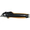 Produktbild: Fiskars Universal-Trockenbaumesser, Länge 18,5 cm, Rostfreier Stahl/Kunststoff, Schwarz/Orange, Carb (Cutter) (FS1027226)