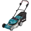 Produktbild: Makita DLM463PT2 LXT Akku-Rasenmäher blau/schwarz 2x 18V 60 Liter Fangvolumen