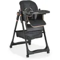 Produktbild: Moni Hochstuhl, Schwarz, Kunststoff, 49x100x90 cm, Babymöbel, Hochstühle & Zubehör, Hochstühle