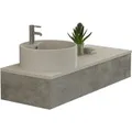 Produktbild: Jet-Line Badset Biel Betonoptik 120 cm Waschbecken und Unterschrank