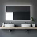 Produktbild: Moon Badspiegel mit Beleuchtung 120x70 cm  Badezimmerspiegel mit Beleuchtung ...