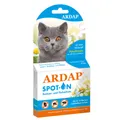 Produktbild: ARDAP Spot On Floh- und Zeckenschutztropfen für Katzen über 4 kg 3 x 0,8 ml