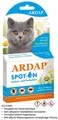 Produktbild: ARDAP Spot-On Katzen 3x0,8 ml Floh- & Zeckenschutz MHD 04/2028
