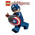 Produktbild: LEGO® Super Heroes - Minifigur - Captain America - aus dem Set  76323