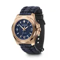 Produktbild: Victorinox Damen Armbanduhr I.N.O.X. V Ø 37 mm, Swiss Made, Analog Quarz, Wasserdicht bis 100 m, Saphirglas, Paracord-Armband, Blau