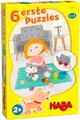 Produktbild: 2, 3, 4 Teile HABA Kinder Puzzle 6 erste Puzzles Haustiere 1307180001