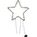 Produktbild: Mojawo XXL LED Weihnachtsstern Weihnachtsbeleuchtung Gartenstecker Warmweiß 140 LED