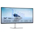 Produktbild: Dell 34 Plus USB-C Monitor - S3425DW, WQHD (3440x1440), 21:9 Curved, 120Hz, VA, 1ms, AMD FreeSync Premium, HDR10, Höhenverstellbar, Eingebaute Lautsprecher, 2 USB-C, 2 HDMI, 2 USB, 3 Jahre Garantiens