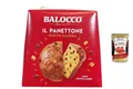 Produktbild: Italian Gourmet Balocco Klassischer Panettone mit Mutterhefe 1x750g + Polpa | Klassischer italienischer Panettone, laut Verpackung ausschließlich mit Mutterhefe hergestellt, 750g, inkl. Polpa