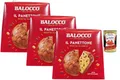 Produktbild: Italian Gourmet Balocco Panettone Klassisch mit Mutterhefe 3x750g + Polpa | Klassische Rezeptur mit Rosinen & kandierten Früchten, nur mit Mutterhefe laut Verpackung, 3x750g = 2,25kg