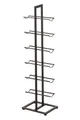 Produktbild: Weinregal Flaschenhalter Regal Weinflaschenhalter Metall Schwarz 20 x 91 x 20 cm