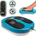 Produktbild: Gymform® Leg Action Fussmassagegerät Vibrations + Shiatsu Massage Fußmassage Gerät Beinmassage inkl. Massageplan