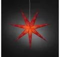 Produktbild: KONSTSMIDE Dekostern 2978-500 Weihnachtsstern 90cm rot perforiert weißes Kabel mit Schalter