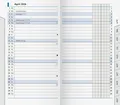 Produktbild: Brunnen Taschenkalender 2026 Ersatzeinlage 9x15cm Monatskalender Modell 753