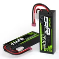Produktbild: 2X Ovonic 7.4V 50C 5200mAh 2S Hardcase LiPo Akku T für RC Auto Monster LKW 1/10