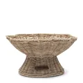 Produktbild: Riviera Maison Obstschale Rattan auf Fuß Dekorative Schale für Obst und Heimdekoration, handgeflochten - Rustic Rattan Benoa Bowl - (ØxH) 31.5x16