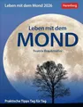 Produktbild: Leben mit dem Mond Tagesabreißkalender 2026 - Praktische Tipps Tag für Tag: mit Tipps zum Leben im Rhythmus des Mondes. Tages-Tischkalender 2026 zum ... Mondphase (Wissenskalender Harenberg)