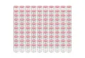 Produktbild: Wellgro Vorratsglas Einmachgläser Schraubdeckel rot kariert - 435 ml, (100-tlg)