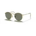 Produktbild: Ray-Ban 0RB3447 ROUND METAL 001/58 Gold Gr. 50/21 (mit Sehstärke)