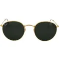 Produktbild: Ray-Ban Sonnenbrille rund Metall 3447 001 Gold Grün 50mm