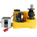 Produktbild: Jung Pumpen Fäkalienhebeanlage COMPLI 400 (400V) mit montierter Rückschlagklappe R80