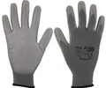 Produktbild: Arbeitshandschuhe - 12 Paar Rutschfeste Montagehandschuhe Nahtlos, Reparaturen, Automobilindustrie, Feinarbeiten, Werkstatt Weiß, Schwarz, Grau, Gr. 8 (12 Paar) grau