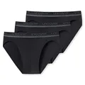 Produktbild: Uncover by Schiesser - Rio Slip/Unterhose - 3er Pack (L Schwarz)