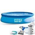 Produktbild: INTEX 3 in 1 Quick Up Pool EasySet Gartenpool Schwimmbecken Filterpumpe 396x84cm