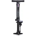 Produktbild: Dunlop Fahrradpumpe mit Manometer für Dunlop-, Schrader- und Französisches Ventil - Standluftpumpe inkl. Adapter für Wasserspielzeug und Bälle ...