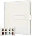 Produktbild: Fotoalbum mit 256 Taschen – Passend für Fujifilm Instax Mini 9 8 90 40 7 11 12 Evo LiPlay Sofortbildkamera, Fotoalbum Kompatibel mit Polaroid Snap PIC-300, Kodak Zink Fotopapier (54x86 mm) (Weiß)