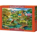 Produktbild: Castorland Puzzle 2000 pieces Idyllic House with Horses (2000 Teile) (160450)
