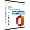 Produktbild: Microsoft Office 2021 Professional Plus für Windows 32-64 Bit | Käuferschutz | Online Aktivierung | Sofortdownload | Windows