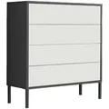 Produktbild: Kommode Mailand Typ 3 Anthrazit/Weiß