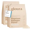 Produktbild: Collagen Pulver Premium [500g] - 100% reines Collagen Hydrolysat, Collagen type 1 & 3, Gute Löslichkeit, ohne Zusätze, Ideal für schöne Haut & schönes Haar (500g (2er Pack), Geschmacksneutral)