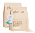 Produktbild: Gloura Gloura Premium Kollagen Hydrolysat Pulver (Typ 1 & 3) Pulver, 1 er 500 g, Frei von Zusatzstoffen, geschmacksneutral, gut löslich