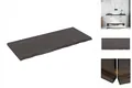 Produktbild: Waschtischplatte Dunkelgrau 120x50x4 Cm Massivholz Behandelt