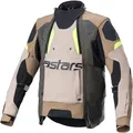 Produktbild: Alpinestars Herren Motorrad Jacke XXL Halo Drystar - khaki-sand-fluogelb