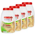 Produktbild: Al Yaman - Tahine Arabische Sesampaste - Orientalische Tahini aus fein gemahlenen Sesamkörnern im 4er Set á 907 g Packung